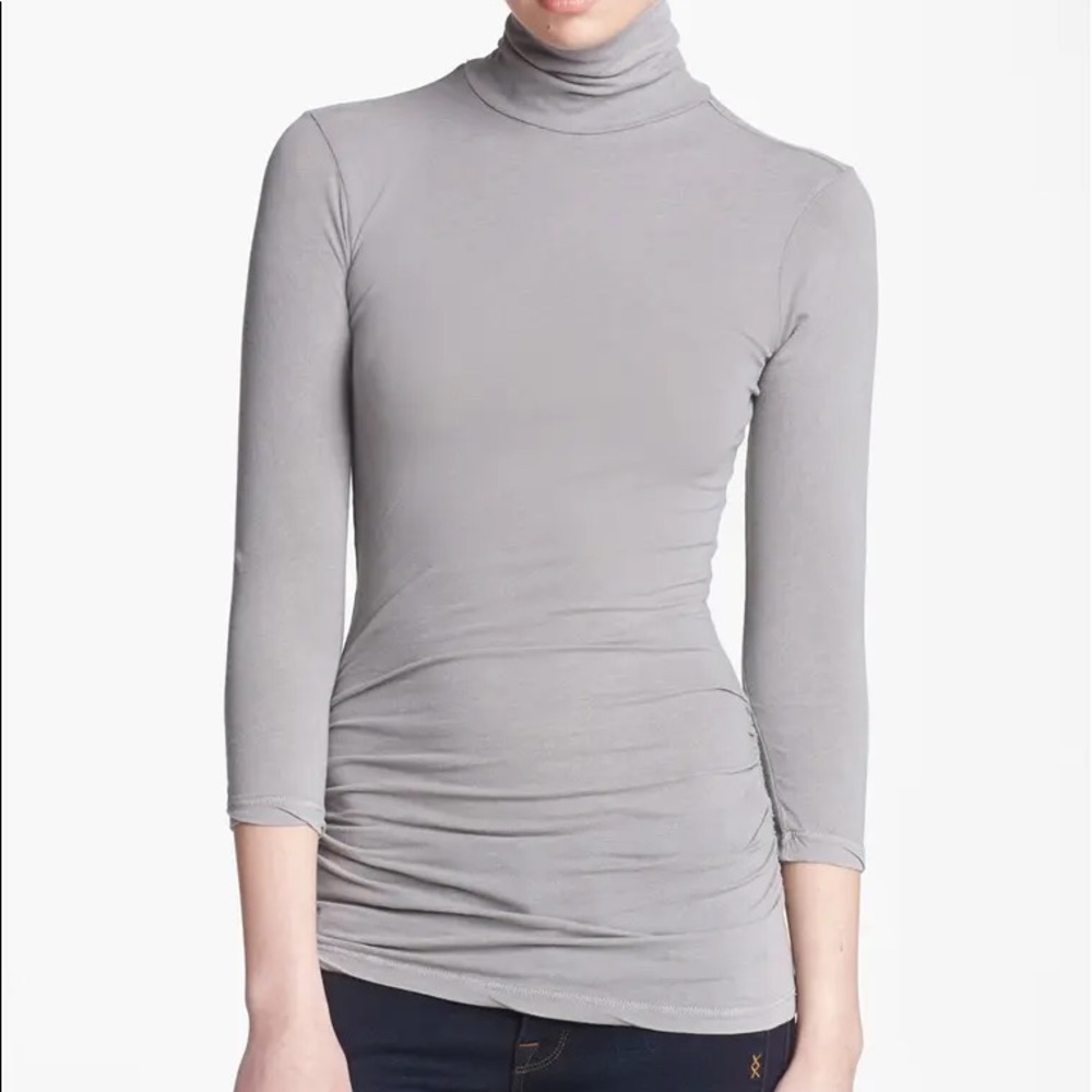James Perse Skinny Turtleneck Long Sleev